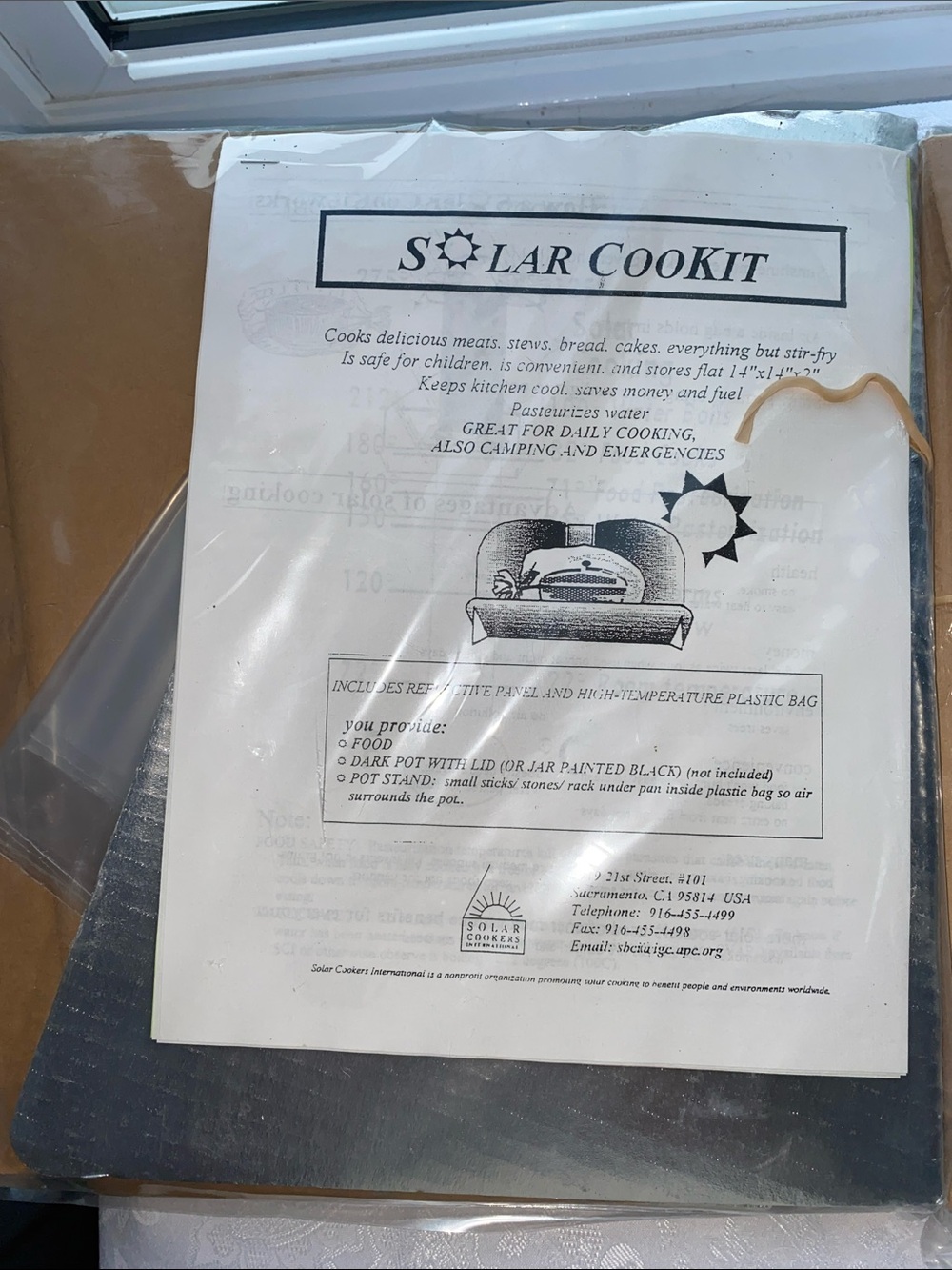 NIB 2- Solar CooKit